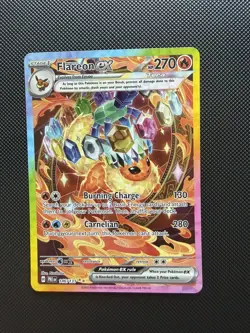 Pokemon TCG SV Prismatic Evolutions Flareon EX SIR 146/131 NM/M Condition - Image 1