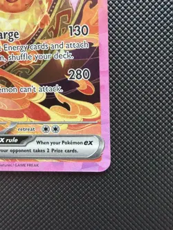 Pokemon TCG SV Prismatic Evolutions Flareon EX SIR 146/131 NM/M Condition - Image 5