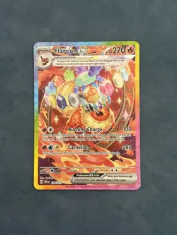 Pokemon TCG SV Prismatic Evolutions Flareon EX SIR 146/131 - NM - Image 1