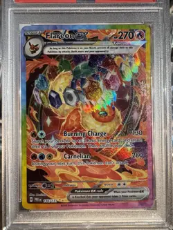 2025 Pokemon Flareon ex 146/131 Sv: Prismatic Evolutions Holo SIR PSA 9 - Image 3