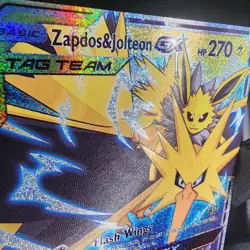 Pokemon Zapdos & Jolteon Custom Made Fan Art Holo With Texture - Image 2