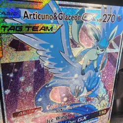 Pokemon Articuno & Glaceon Custom Made Fan Art Holo With Texture - Image 2