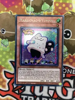 YUGIOH MARSHMAO YUMMY SECRET RARE DOOD-EN024 NEAR MINT - Image 1