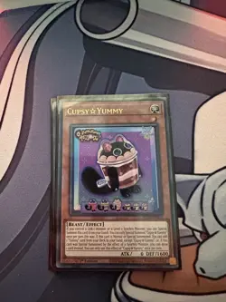 JUSH-EN016 Cupsy☆Yummy Ultra Rare 1st Ed YuGiOh - Image 1