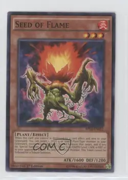 Seed of Flame 1st Ed. Shatterfoil Rares YuGiOh Battle Pack 3: Monster League - Image 1