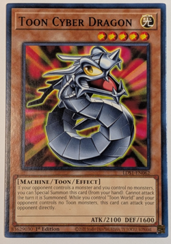 Yugioh TCG - 1x Toon cyber Dragon - LDS1-EN062 - NM - 1st Edition - Common 2020 - Image 1