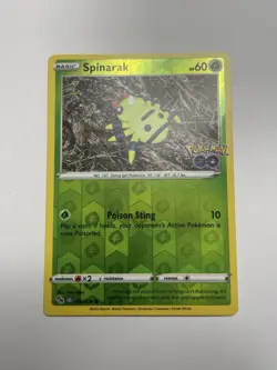 Pokemon TCG Spinarak (Ditto) Reverse Holo Card 006/078 Card Go Unpeeled - Image 1