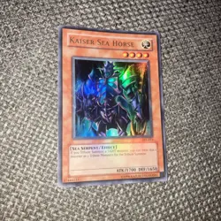 Yu-Gi-Oh! TCG Kaiser Sea Horse Unlimited Edition Holo Card SKE-015 LP Kaiba - Image 1