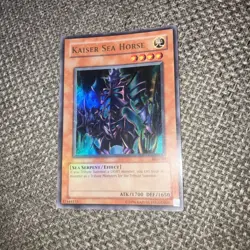 Yu-Gi-Oh! TCG Kaiser Sea Horse Unlimited Edition Holo Card SKE-015 LP Kaiba - Image 2