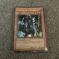 Yu-Gi-Oh! TCG Kaiser Sea Horse Unlimited Edition Holo Card SKE-015 LP Kaiba - Image 4