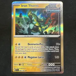 Iron Thorns 62/162 Pokemon TCG Temporal Forces Holo Foil Rare Card Near Mint NM - Image 1