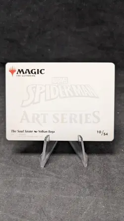 The Soul Stone Art Card (10/54) (Gold-Stamped) - MTG Spiderman - Crimped - Image 2