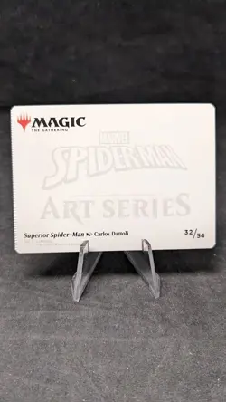 Superior Spider-Man Art Card (32/54) (Gold-Stamped) - MTG Spiderman - Crimped - Image 2