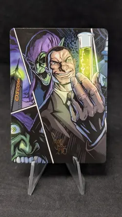 Norman Osborn Art Card (Gold-Stamped) - MTG Spiderman - Crimped - Image 1