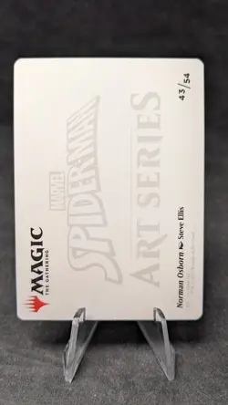 Norman Osborn Art Card (Gold-Stamped) - MTG Spiderman - Crimped - Image 2