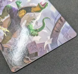 Lizard, Connor's Curse Art Card (18/54) (Gold-Stamped) - MTG Spiderman - Crimped - Image 3