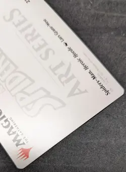 Spiders-Man, Heroic Horde Art Card (21/54) (Gold-Stamped) -MTG Spiderman-Crimped - Image 4