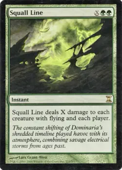 1x Squall Line Very Light Play MTG Magic Card - Kid Icarus - Image 1