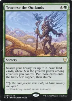 MTG Traverse the Outlands x1 VLP Magic Card CLB - Image 1