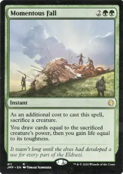 MTG - Momentous Fall - JMP 411 - Jumpstart - Rare - Magic the Gathering NM Card - Image 1