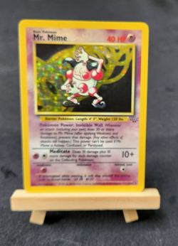 Pokemon TCG Mr Mime 6/64 Jungle Holo Rare Card Unlimited 1999 - Image 1
