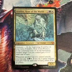 Magic: The Gathering Arahbo, Roar of the World C17 035/309 Mythic English 2017 - Image 1