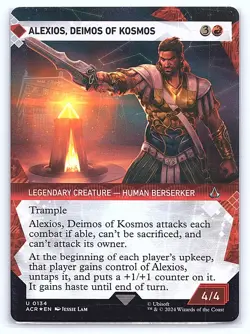 Alexios, Deimos of Kosmos (Showcase) 134 Assassin's Creed MTG Foil LP - Image 1