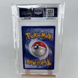 Pokemon 1999 Vaporeon Error No Symbol 12/64 Jungle Holo - PSA 7 - Image 2