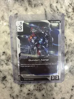 Gundam Aerial Foil - GD01-070 NM - Gundam TCG Card Game - Image 1