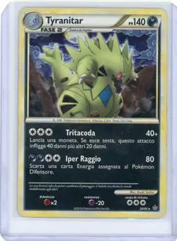 Pokemon Card - Tyranitar Holo - 26/95 - HS Unleashed - Image 1