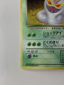 Dark Arbok No. 024 Holo Rare Japanese Team Rocket Pokemon Card VLP - Image 5