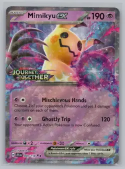 Mimikyu ex (Journey Together Stamped) 069/159 Holo Pokemon NM/M - Image 1