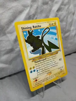 Pokemon TCG Shining Raichu Card Neo Destiny 111/105 Rare Holo Vintage Card - Image 3