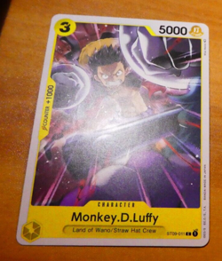 ONE PIECE ENGLISH CARD GAME CARTE Monkey D. Luffy ST09-011 ST EN TCG NEUF - Image 1