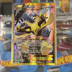 Alakazam EX 125/124 Secret Rare Fates Collide Pokemon LP - Image 1