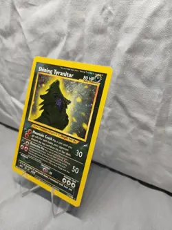 Pokemon TCG Neo Destiny Shining Tyranitar 113/105 Secret Rare Holo Card Vintage! - Image 2