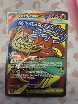 Mega Hawlucha 268/217 Ascended Heroes Mega Attack Rare Pokemon TCG NM - Image 1