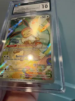 CGC 10 Eevee Promo Pokemon Center ETB 2025 - Stamped Prismatic Evolutions #173 - Image 2