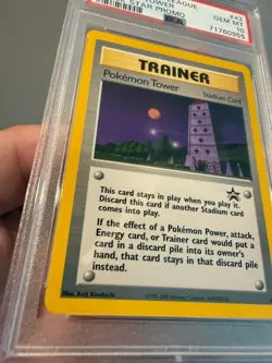 2002 Pokemon Tower #42 WOTC Vintage Black Star Promo Pokemon - PSA 10 - Image 3