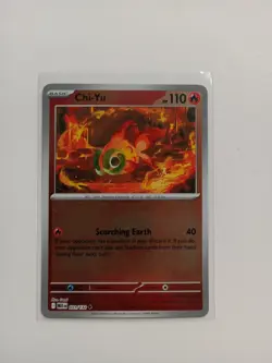 Chi-Yu 031/132 Mega Evolution Reverse Holo NM Pokemon Card - Image 1