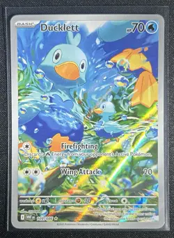 The Pokemon Company Ducklett 109/086 Illustration Rare Full Art Holo ENG 70HP - Image 1
