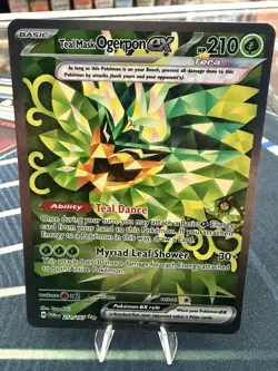 Teal Mask Ogerpon ex 211/167 SIR Pokemon Scarlet Violet Twilight Masquerade - Image 1