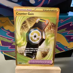 Pokemon TCG Counter Gain 249/191 SV08 Surging Sparks Holo Hyper Rare - Image 1