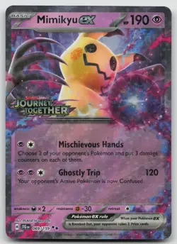 Mimikyu ex (Journey Together Stamped) 069/159 Holo Pokemon NM - Image 1