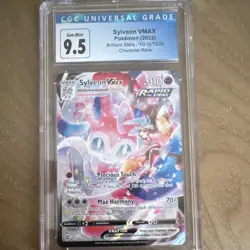 CGC 9.5 Sylveon VMAX TG15/TG30 Brilliant Stars Trainer Gallery Holo 2022 - Image 1