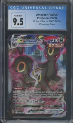 Pokemon TCG Umbreon Vmax TG23/TG30 Brilliant Stars Trainer Gallery CGC 9.5 - Image 1