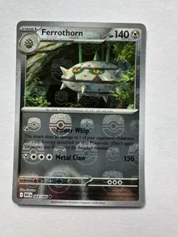 Pokemon White Flare Ferrothorn Master Ball Holo 069/086 - Image 1