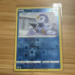 PIPLUP 035/172 COMMON BRILLIANT STARS POKEMON REVERSE HOLO NM 035/172 - Image 1