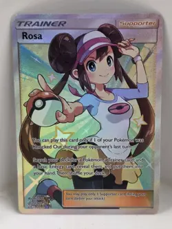 Rosa 236/236 Ultra Rare Cosmic Eclipse Pokemon (Sun & Moon series ) TCG LP/NM - Image 1