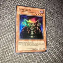 Yu-Gi-Oh! TCG Lord of D. SDK-041 Super Rare Unlimited Card Lightly Played - Image 1